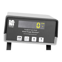 HFT PurgEye 500 Desk WELD PURGE MONITOR User Instructions