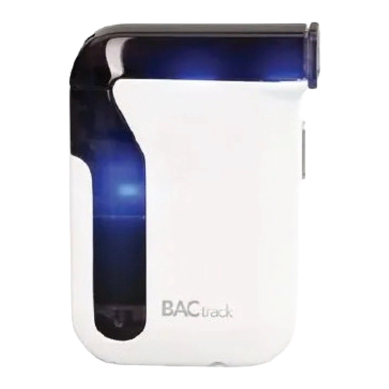 BACtrack Kayttoohje Mobile Breathalyzer Manuals