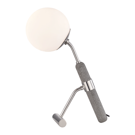 HUDSON VALLEY LIGHTING mitzi BRIELLE Assembly And Mounting Instructions