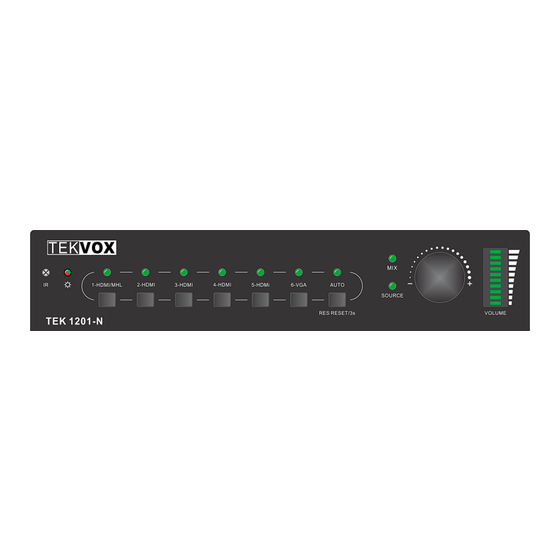 Tekvox TEK 1201-N User Manual