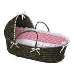 Badger Basket ESPRESSO HOODED MOSES BASKET Safety & Assembly Instructions
