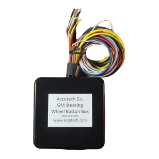 Accutach GM Steering Wheel Button Box Manuals