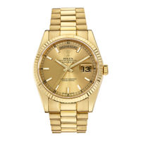 Rolex OYSTER PERPETUAL DAY-DATE Series Manual