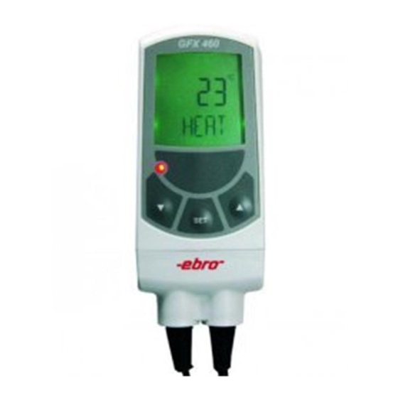 Xylem ebro GFX 460 Manual