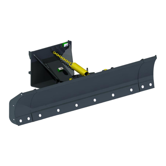 AVANT Dozer blade 1400 Operator's Manual For Attachment