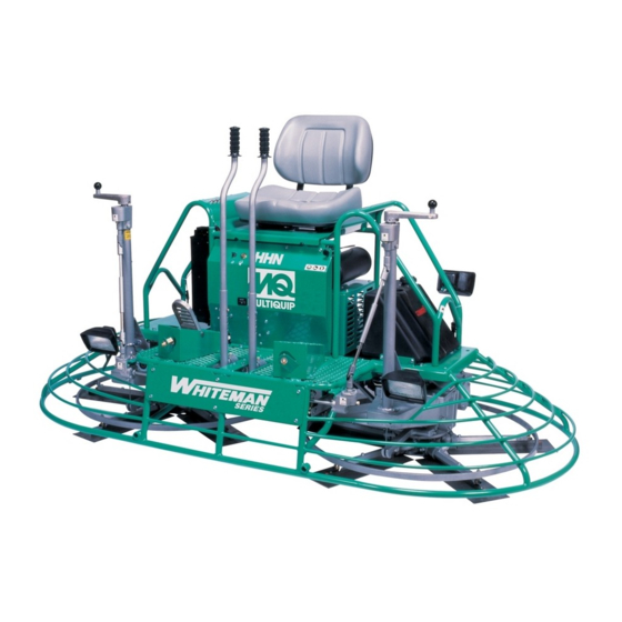 MULTIQUIP WHITEMAN HHN-34TVDTCSL5 Operation Manual