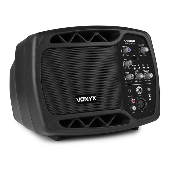 Vonyx V205B Instruction Manual