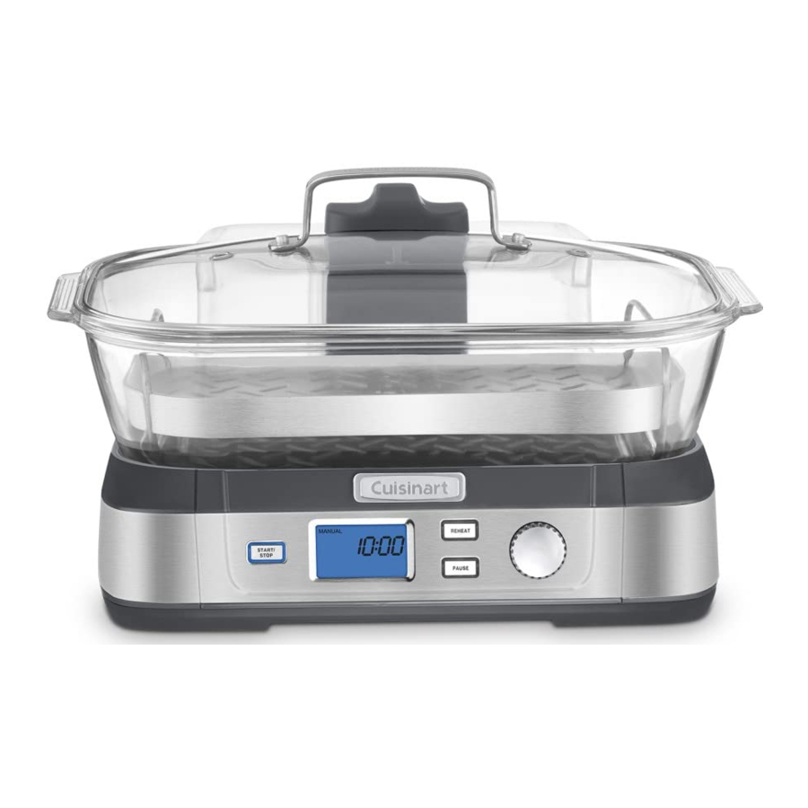 Cuisinart CookFresh STM-1000 - Digital Glass Steamer Manual