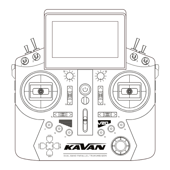 Kavan V20 Quick Start Manual