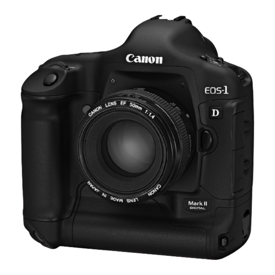 Canon EOS 1D MkII Instruction Manual