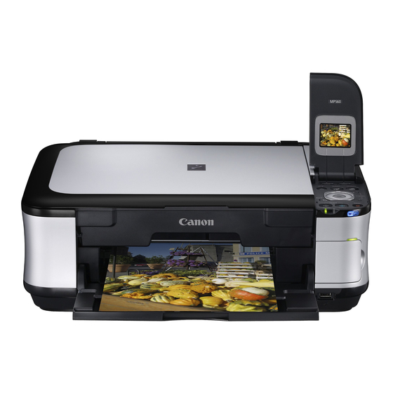 Canon MP560 - PIXMA Color Inkjet Network Setup Manual