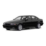 BMW 525i Owner's Handbook Manual