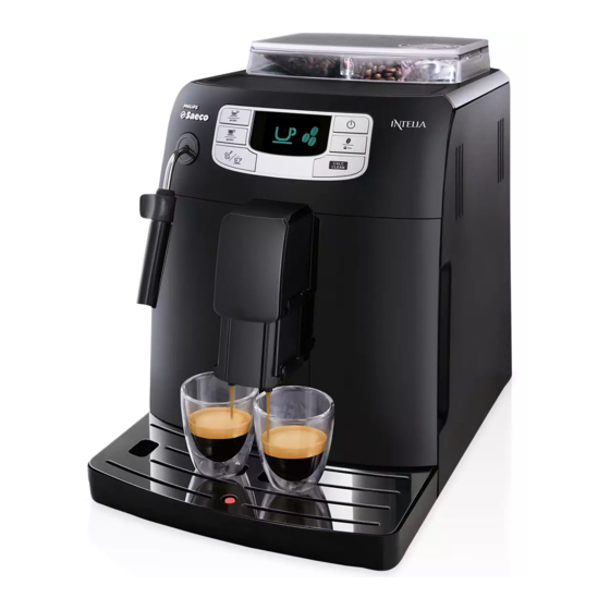 Saeco Intelia HD8751 Instuctions