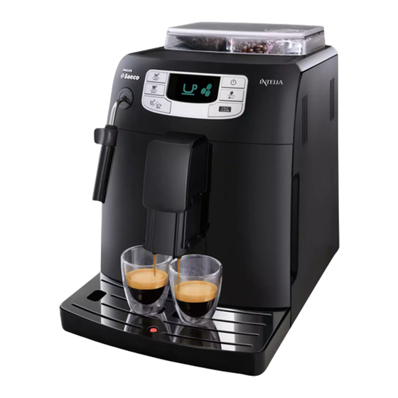 Saeco INTELIA HD8751 Instructions Manual