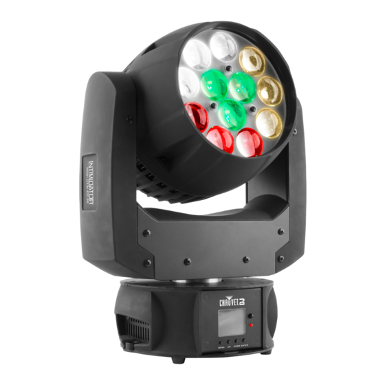 Chauvet DJ Intimidator Wash Zoom 450 IRC V2 Quick Reference Manual