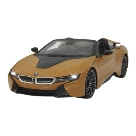 Jamara BMW i8 Roadster 2,4GHz Instructions Manual