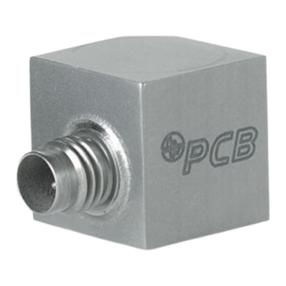 PCB Piezotronics HT356A02 Installation And Operating Manual