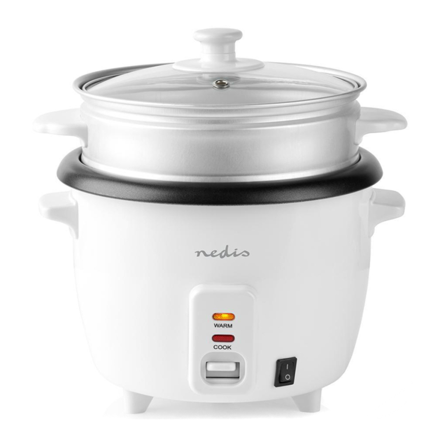 Nedis KARC10WT - Rice Cooker 1.0L Manual