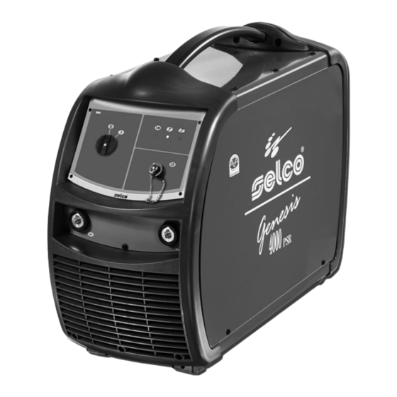 Selco Genesis 4000 PSR Instruction Manual
