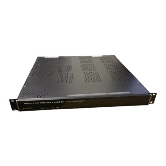 evertz 9025TR Series Instruction Manual