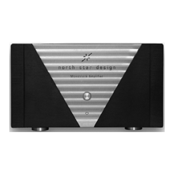 North Star MONOBLOCK Operating Manual
