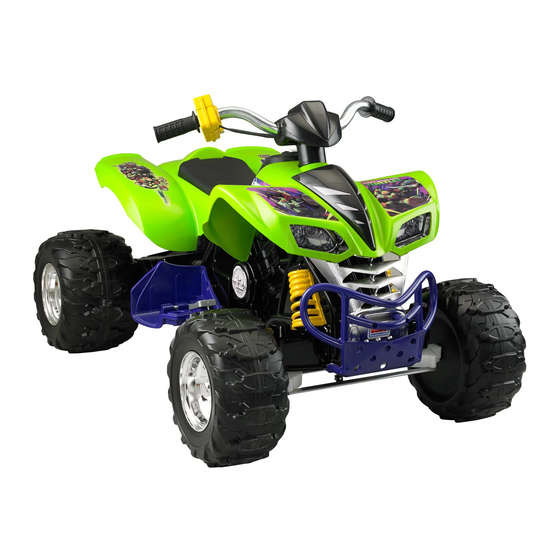 Power Wheels NINJA J8472 Owner's Manual & Assembly Instructions