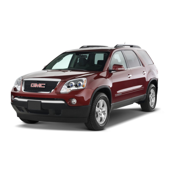 GMC 2010 Acadia Owner's Manual