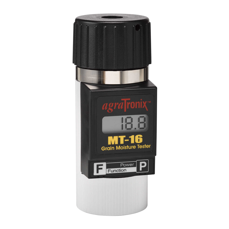 agratronix MT-16 Operating Instructions
