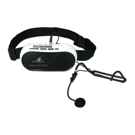 Monacor WAP-5USB Manual