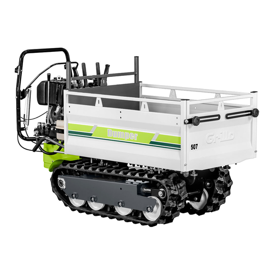 Grillo DUMPER 507 Operator's Manual