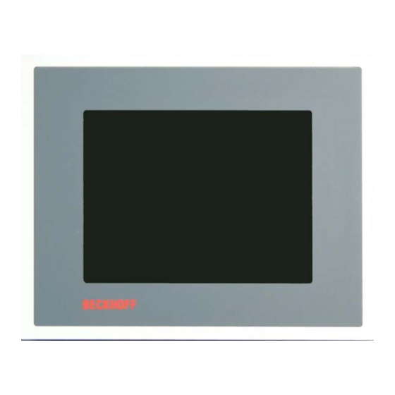 Beckhoff CP6608 Installation And Operating Instructions Manual