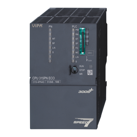 YASKAWA System 300S+ CPU 315-4PN43 Manual