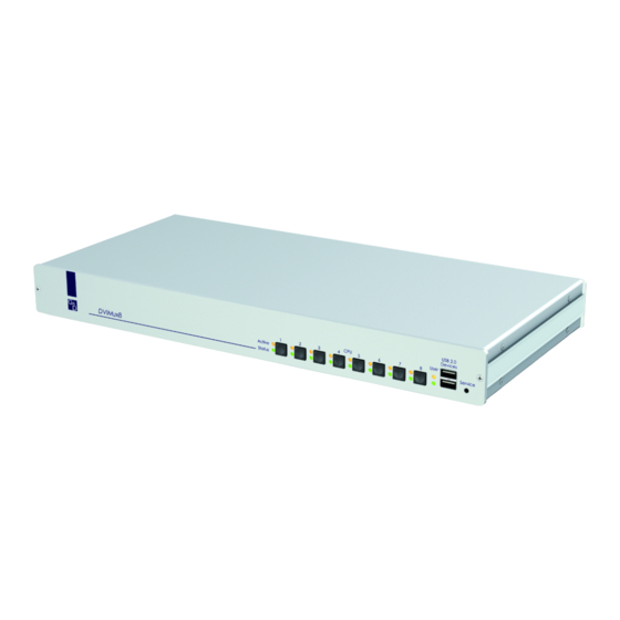 Guntermann & Drunck G&D DVIMUX8-USB Installation And Operation Manual
