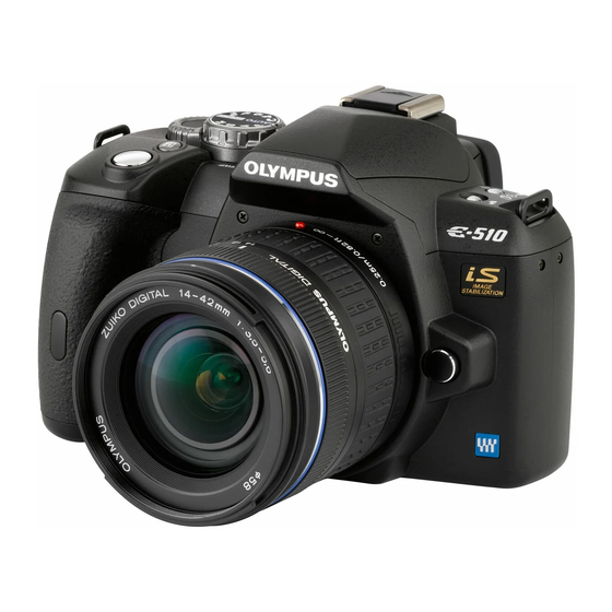 Olympus E510 - Evolt 10MP Digital SLR Camera Manual De Instrucciones