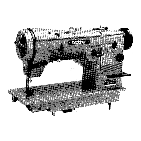 Brother LZ2-B853 Parts Manual