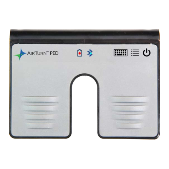 AirTurn PED Manuals