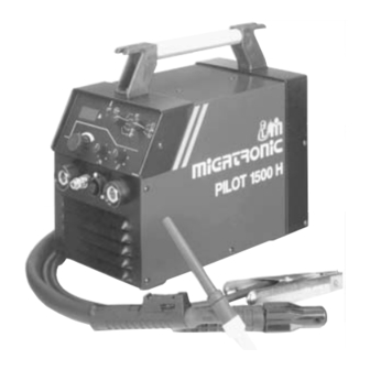 Migatronic PILOT 1500 HP Manuals