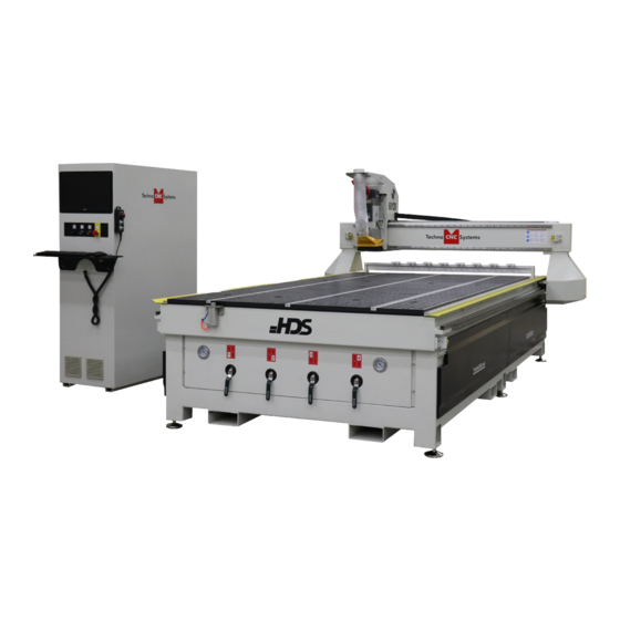 Techno CNC Systems HDS Series Manuals