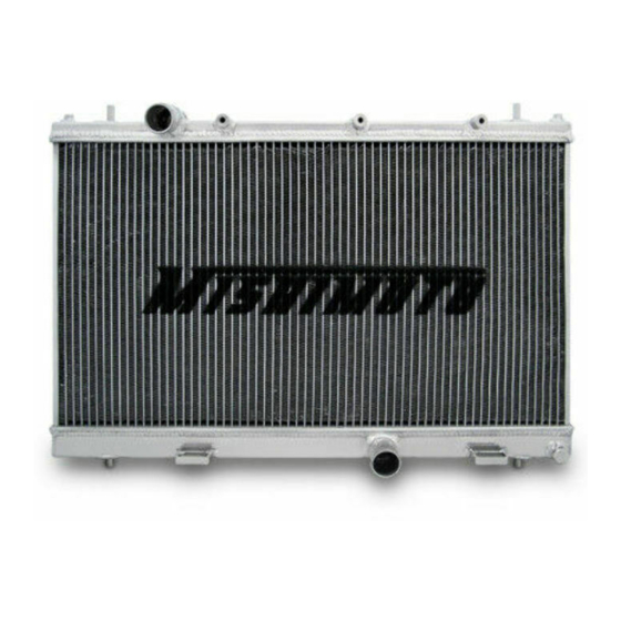 Mishimoto MMRAD-NEO-01 Install Manual