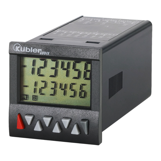 Kübler CODIX 924-6 Manual