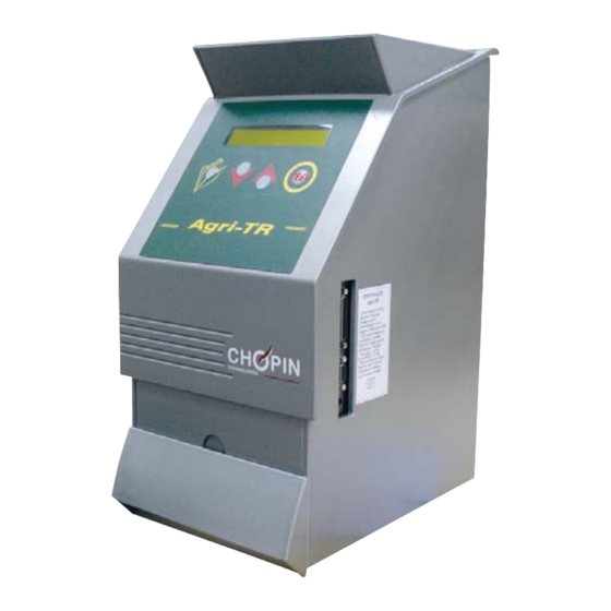Chopin Agri-TR Grain Moisture Meter Manuals