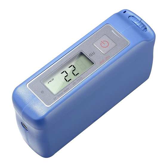 JND JND-J60 Gloss Meter Manuals