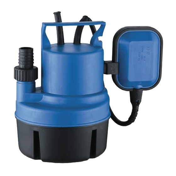 pumpa BLUE LINE PSDR250P Translation Of The Original Instruction Manual