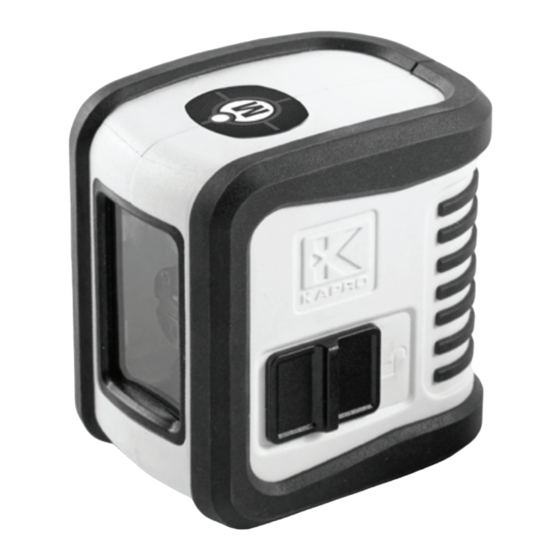 Kapro Prolaser Bambino GREEN Manuals