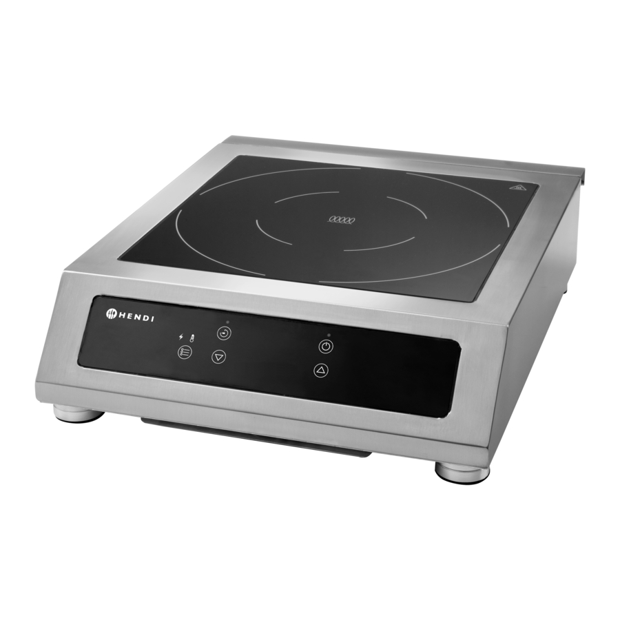 HENDI 3500 D, 239698, 239711, 239872 - Induction Cooker Manual