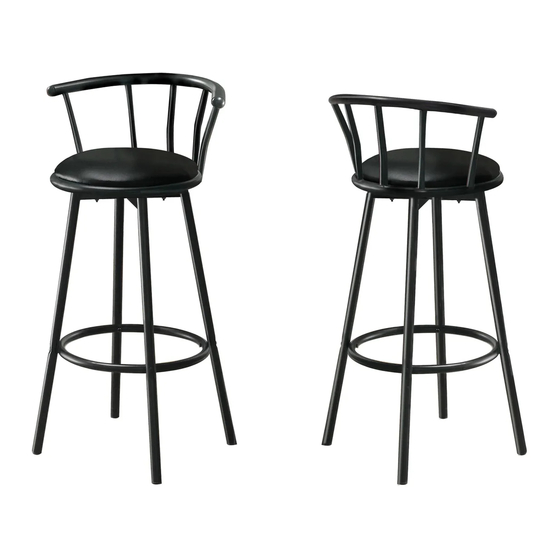 Monarch I 2398 Barstool Assembly Instructions Manual