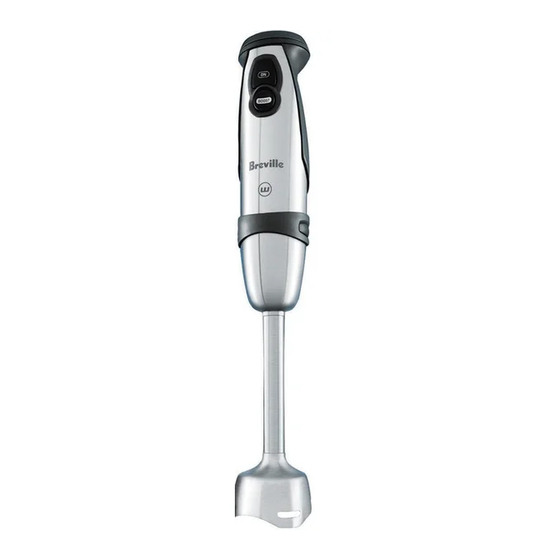 Breville Wizz Stick Professional BSB600 Instructions For Use Manual
