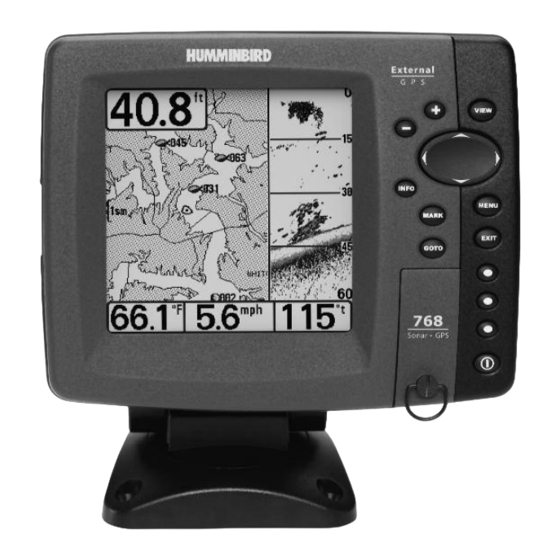 Humminbird 768 combo Operation Manual