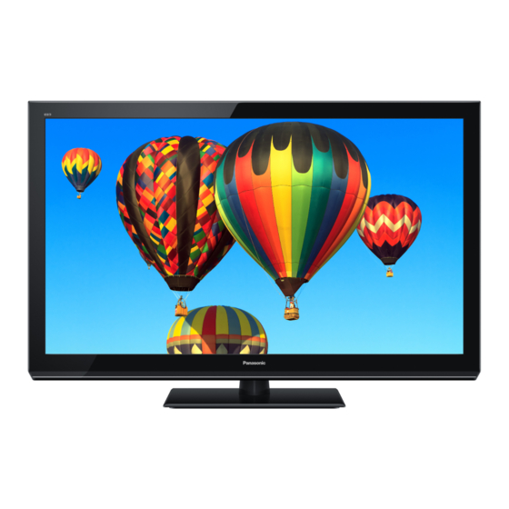 User Manuals: Panasonic Viera TX-L42U5E LCD TV