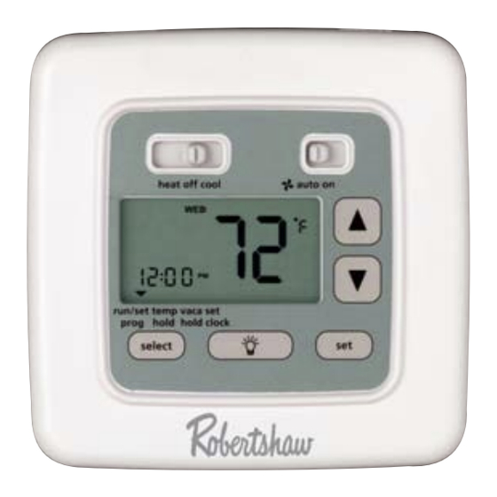 Robertshaw 8600 User Manual